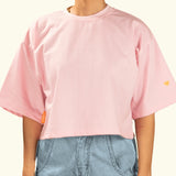 Women Oversize Cropped Tee